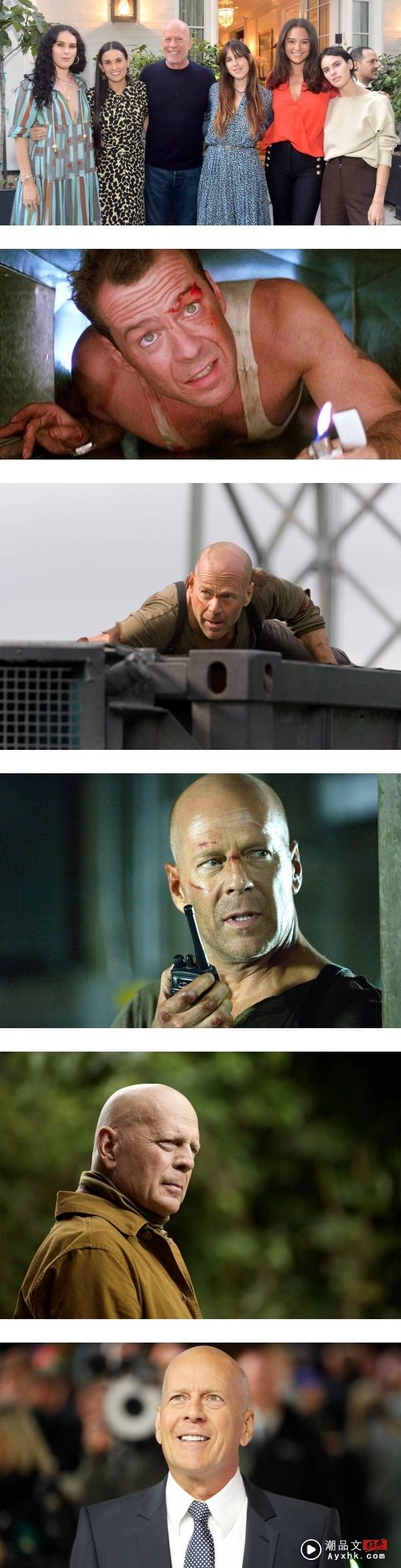 《Die Hard》Bruce Willis患失语症！家族代为宣布：息影 娱乐资讯 图2张